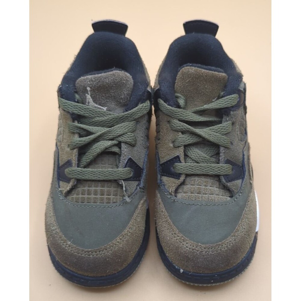 Nike Air Jordan 4 Retro SE Craft Medium Olive TD Size 8C FB9930-200 - Picture 5 of 11